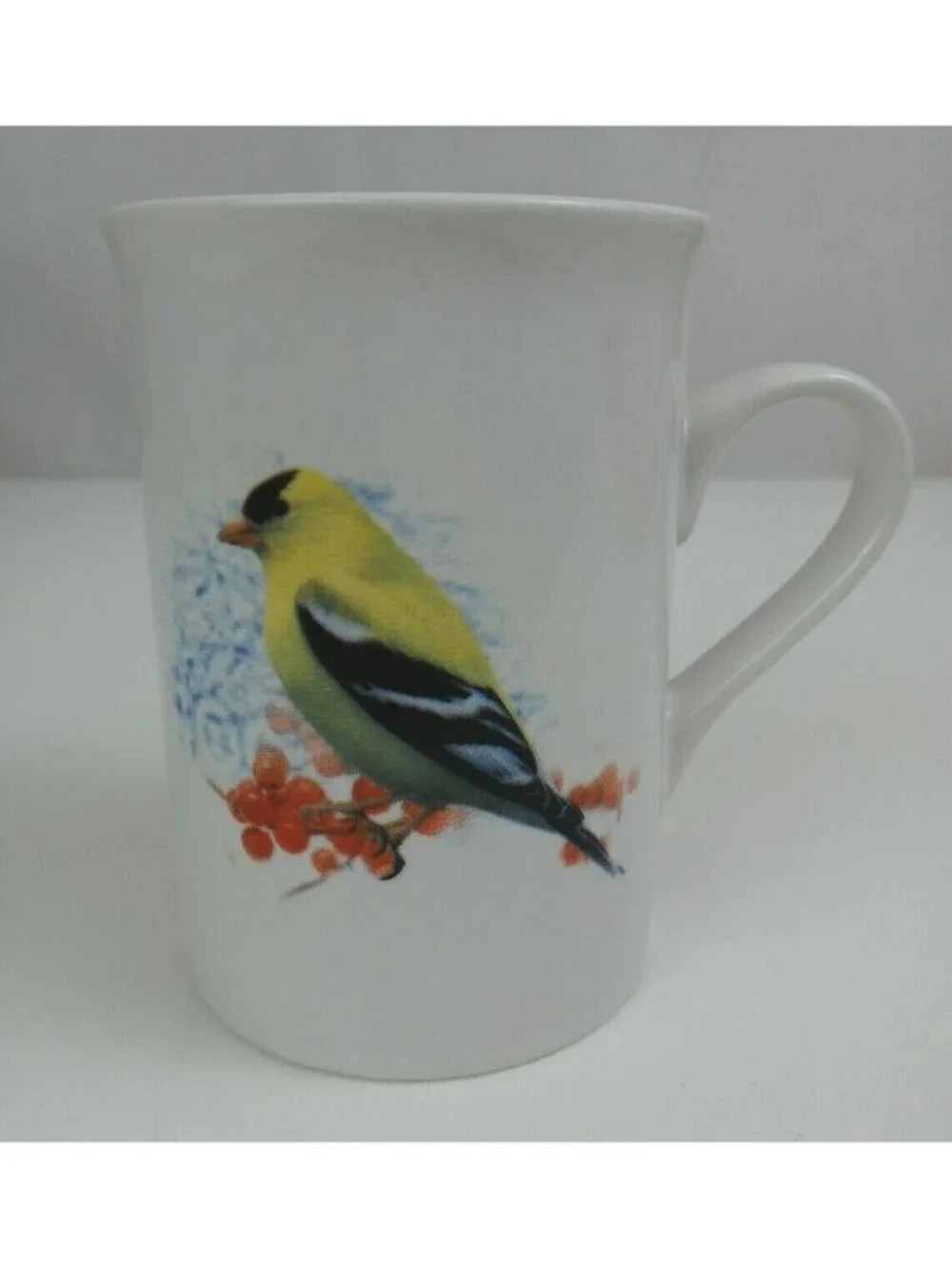 Bay Island Ceramic Coffee Cup Mug With Beautiful Finch Design